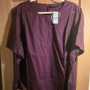 Lane Bryant Embroidered Top